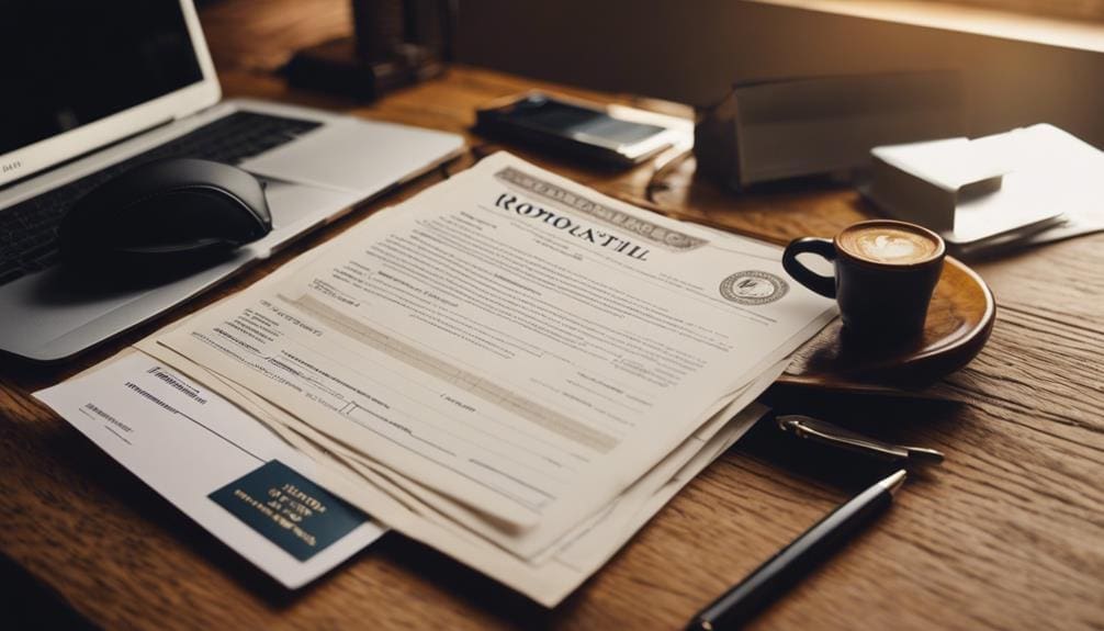 preparing documents for submission