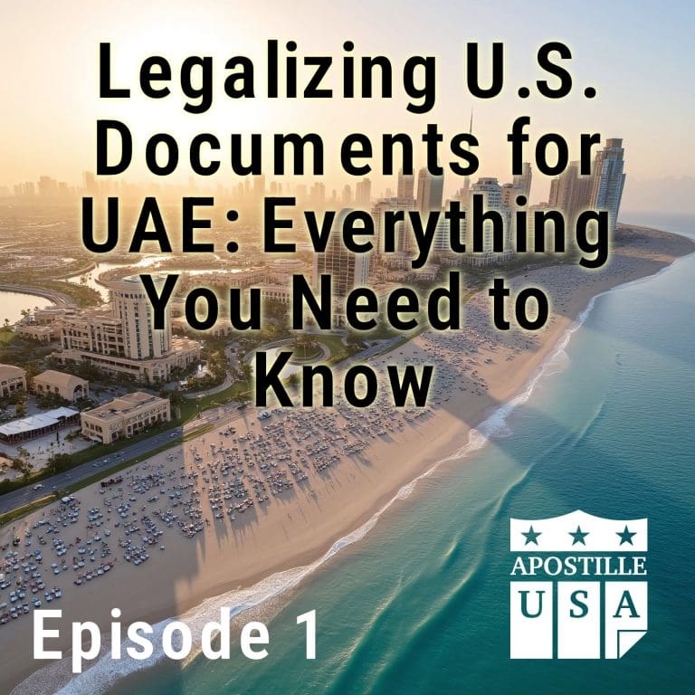 The Essential Guide to Legalizing Documents for Americans in the UAE
