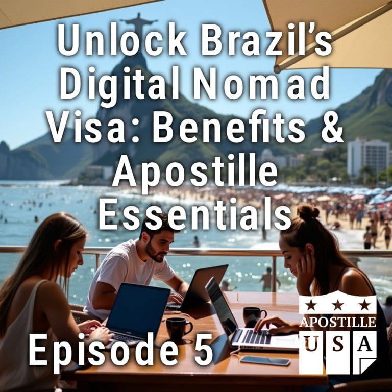 Complete Guide to Apostille and Document Requirements for Brazil’s Digital Nomad Visa