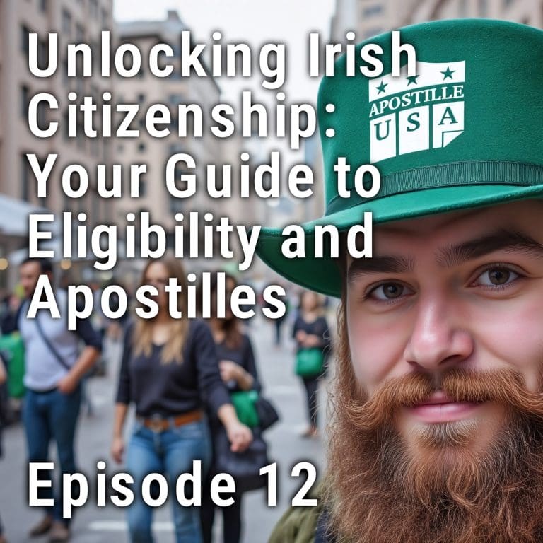 Unlocking Irish Citizenship by Descent: Your Guide to Eligibility, Process, and Apostille Requirements