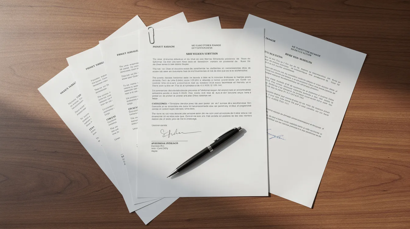 The image shows a collection of official documents, including birth certificates and vital records, spread out on a wooden desk alongside a pen, suggesting the process of conducting official business. The documents may include forms related to identity verification and requests for certified copies from the San Diego County Recorder or the California Department of Public Health.